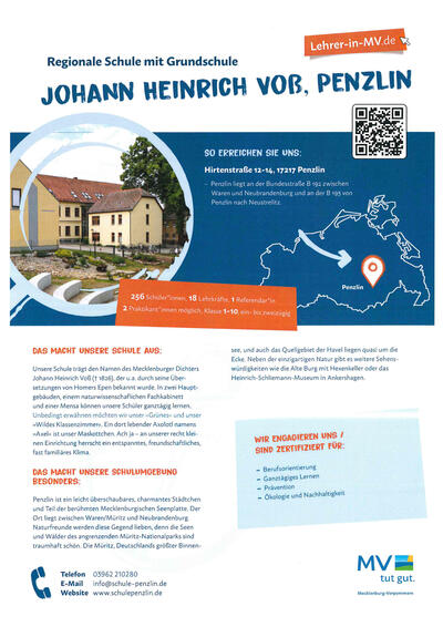 Die Johann-Heinrich-Voß-Schule sucht Mitarbeiter